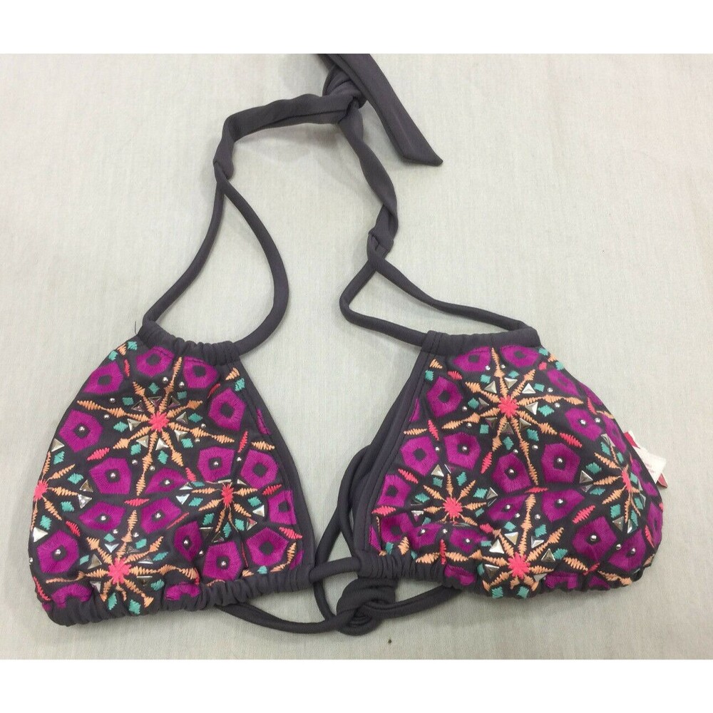 NWOT XHILARATION SWIM WOMENS WIRE FREE BRA SIZE S